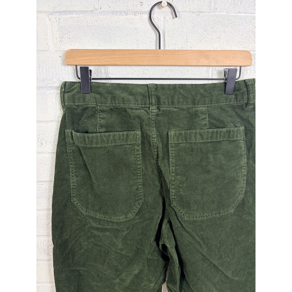 Everlane Way High Utility Corduroy Pants Womens 8 Forest Green High Rise - Picture 4 of 11